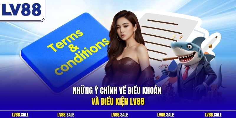 Những ý chính về điều khoản và điều kiện LV88