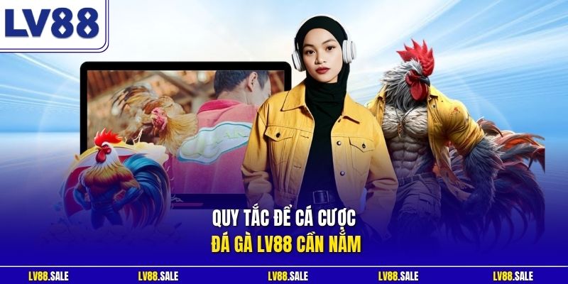 Quy tắc để cá cược đá gà LV88 cần nắm